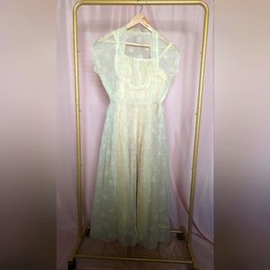 1950s Vintage Yellow Sundress!
